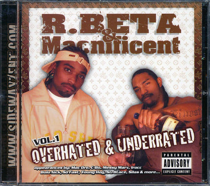 R Beta & Macnificent - Overhated & Underrated Volume 1 Music CD