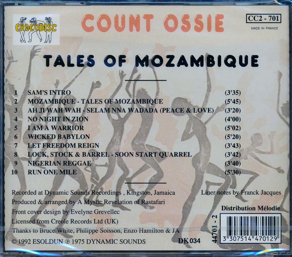 Count Ossie - Tales Of Mozambique Music CD