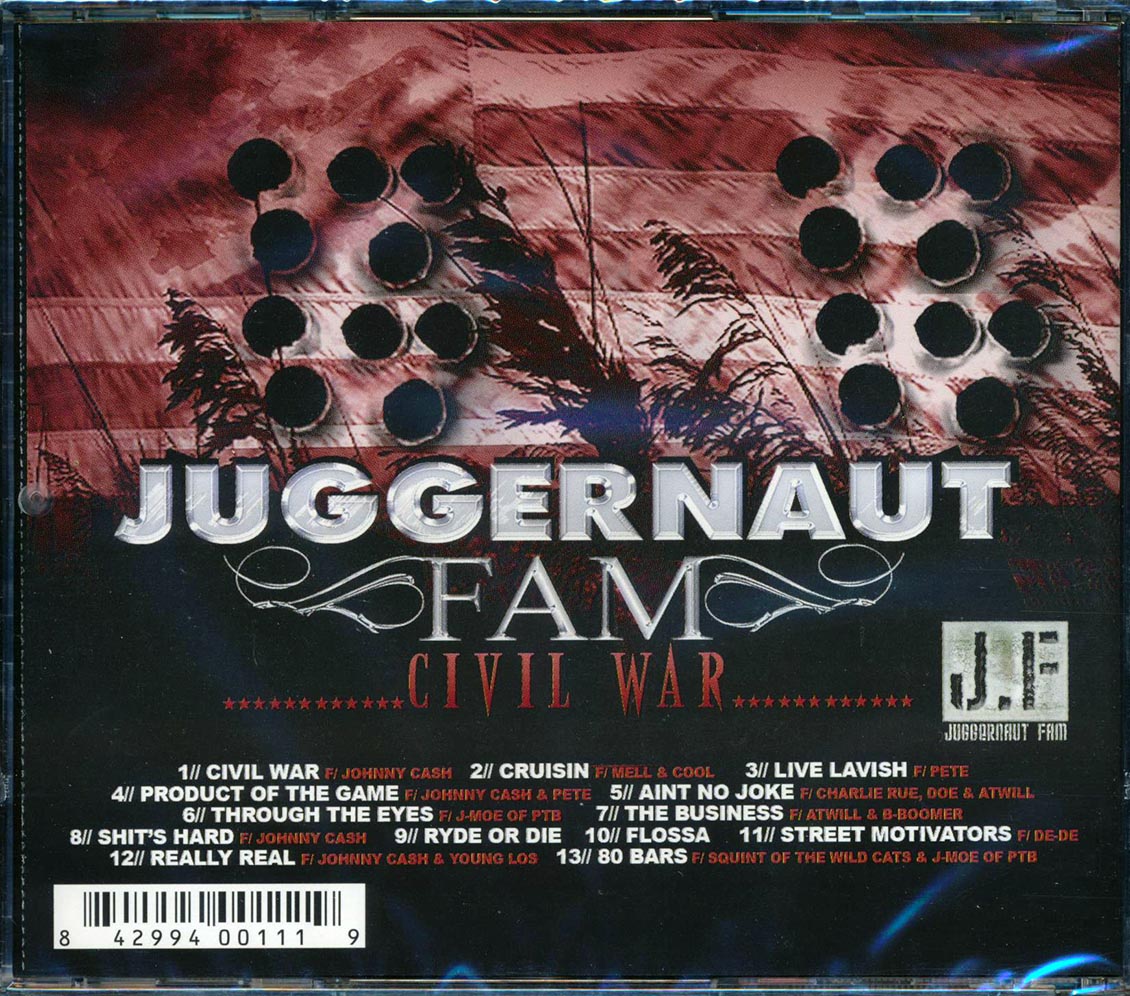 Juggernaut Fam - Civil War Music CD