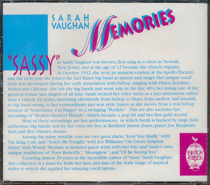 Sarah Vaughan - Memories (66 tracks) (5xCD) Music CD