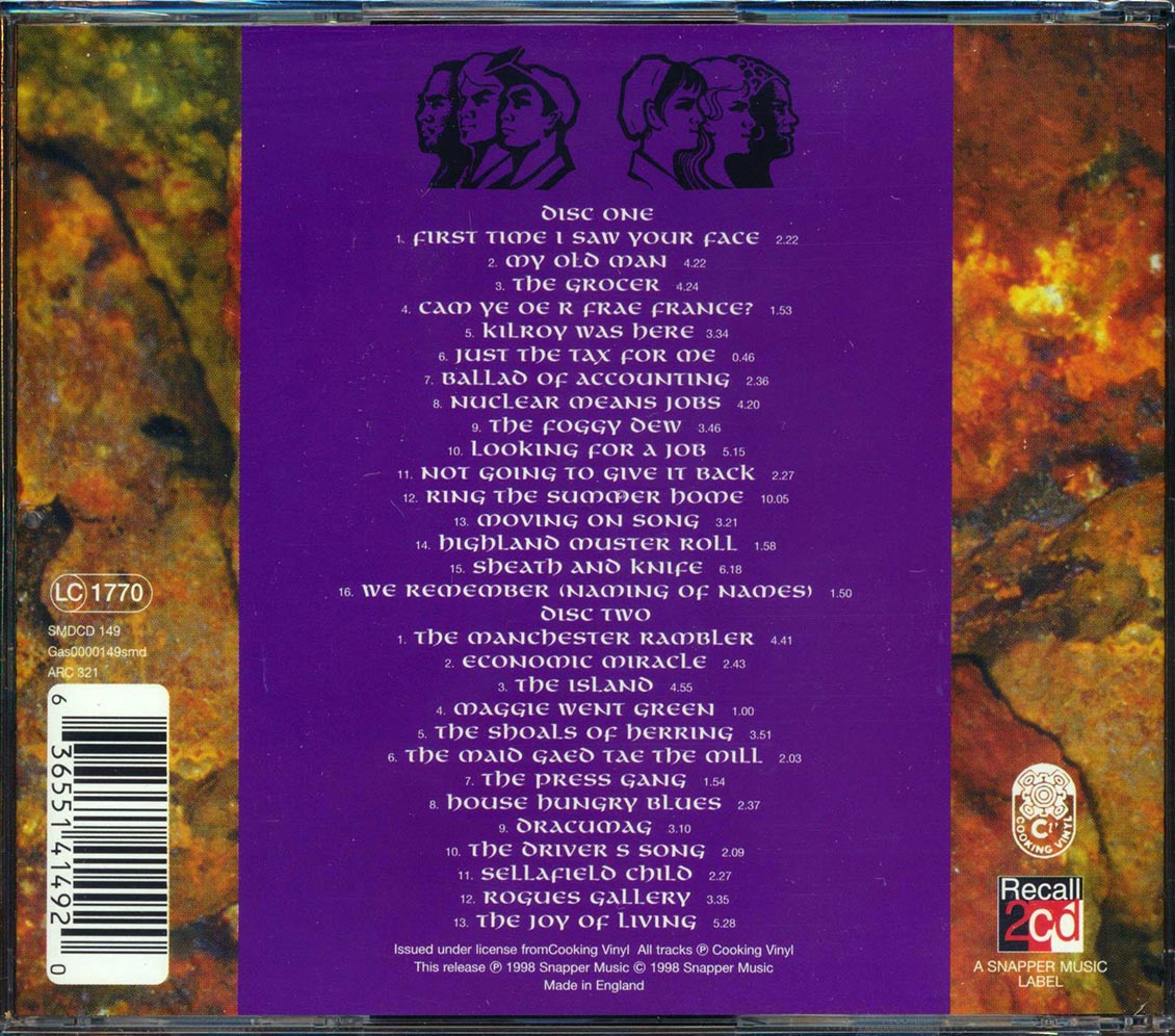 Ewan MacColl - Antiquities (29 tracks) (2xCD) Music CD