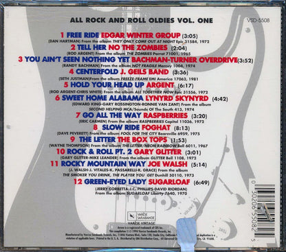 Lynyrd Skynyrd, Bachman Turner Overdrive, Joe Walsh, Foghat, Etc. - Arrow 102.1 FM All Rock And Roll Oldies Volume 1 (marked/ltd stock) Music CD
