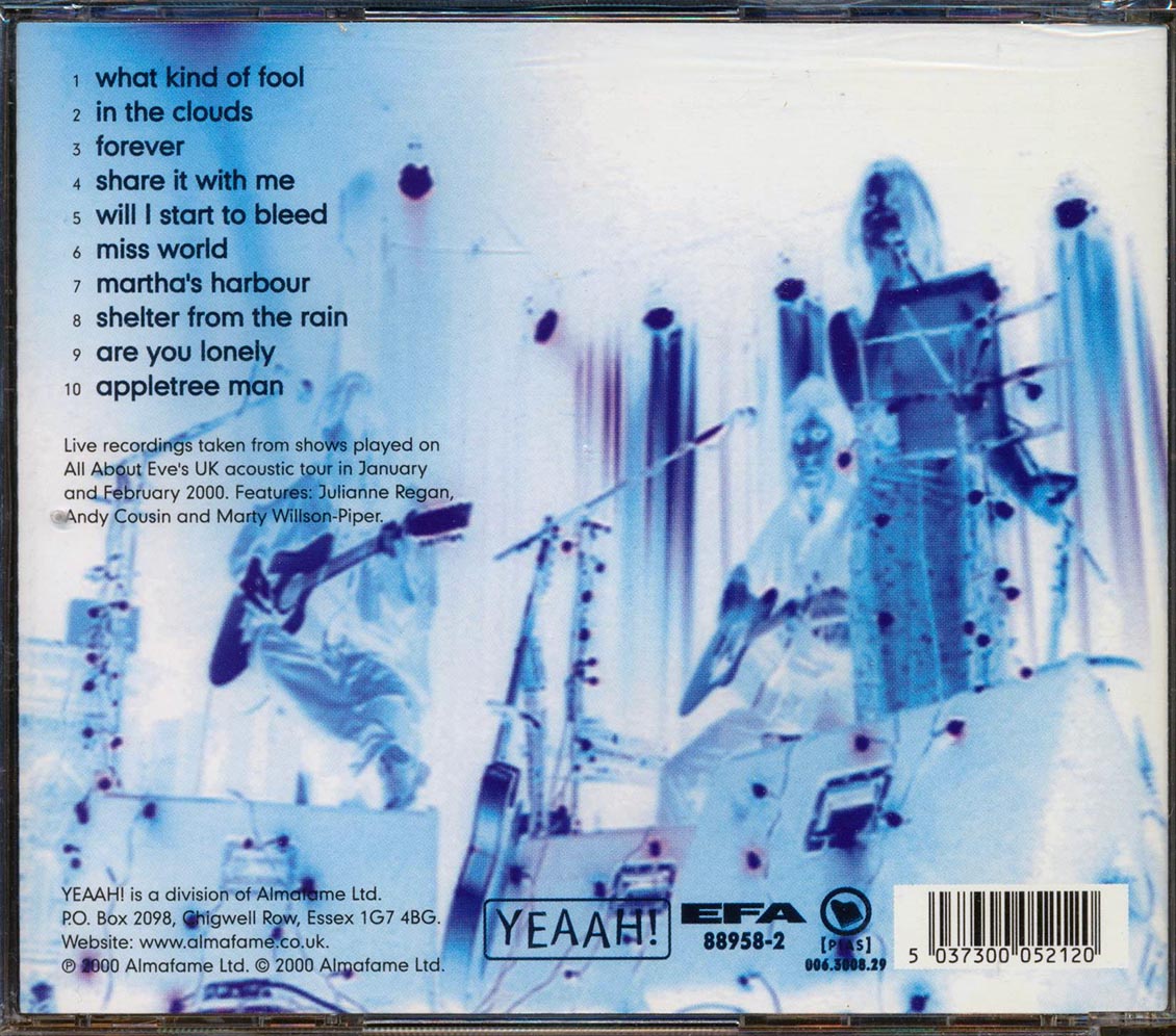 All About Eve - Fairy Light Nights: Live Acoustic Music CD