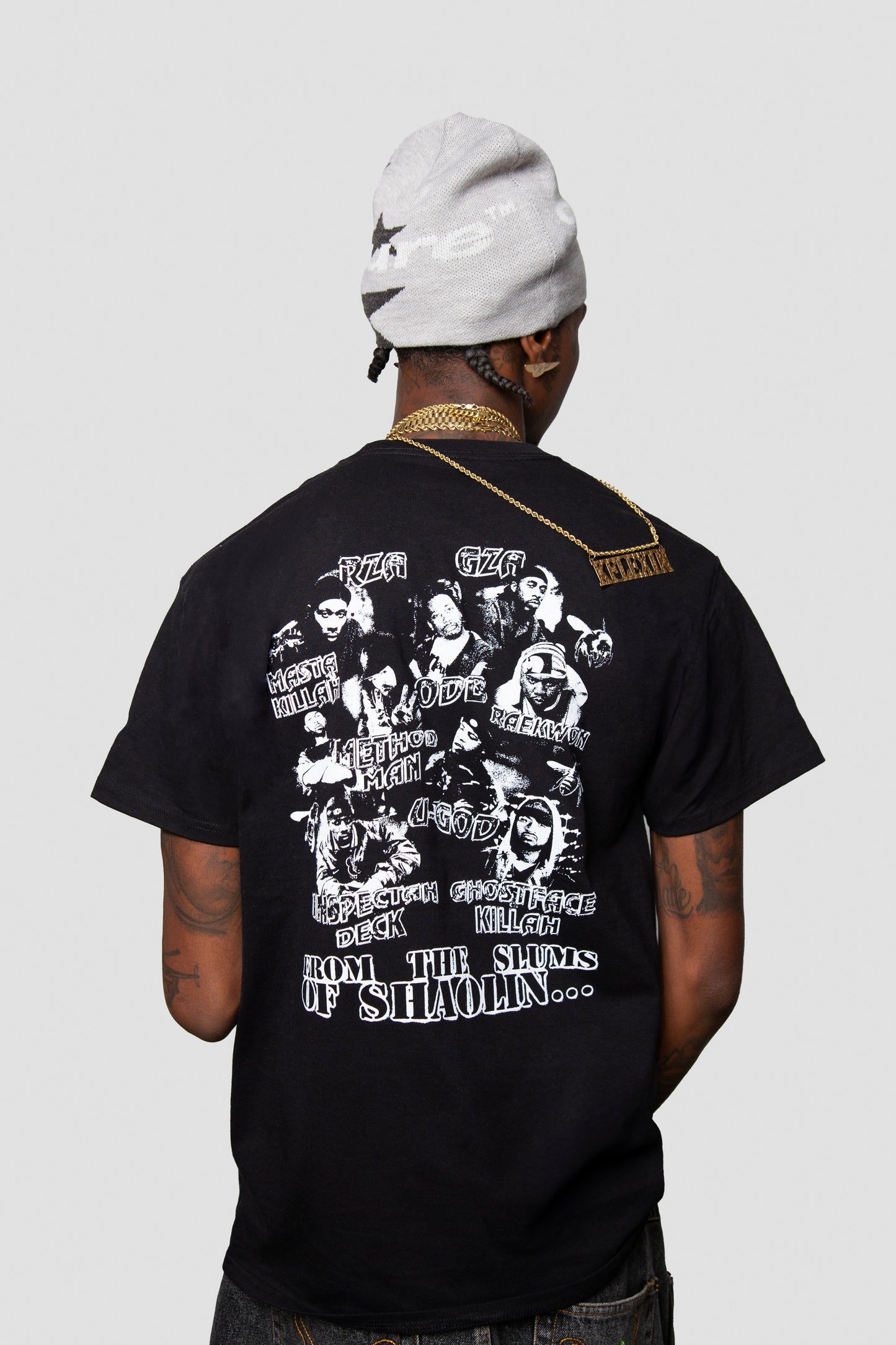 Wu-Tang Clan Officially Licensed Shaolin Mens T Shirt Black