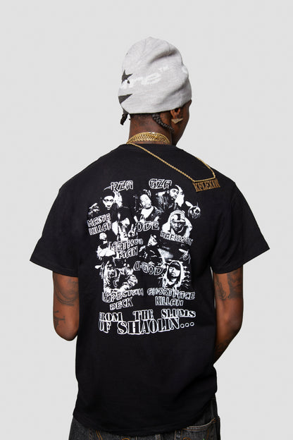 Wu-Tang Clan Officially Licensed Shaolin Mens T Shirt Black
