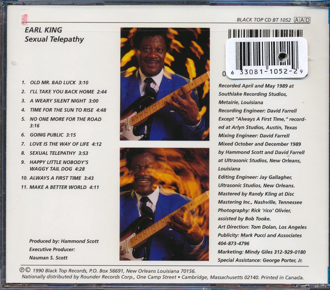 Earl King - Sexual Telepathy (marked/ltd stock) Music CD