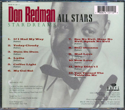 Don Redman & His All Stars - Stardreams Music CD