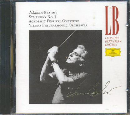 Johannes Brahms, Vienna Philharmonic Orchestra - Symphony No. 1, Acedemic Festival Overture Music CD