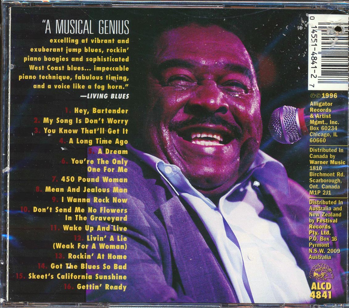 Floyd Dixon - Wake Up And Live! (marked/ltd stock) Music CD