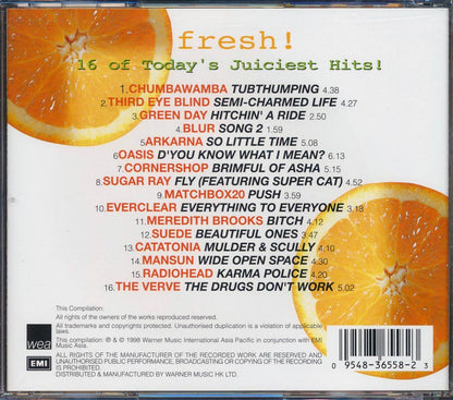 Green Day, Blur, Chumbawamba, Third Eye Blind, Radiohead, Etc. - Fresh! 16 Of Today's Juiciest Hits! Music CD