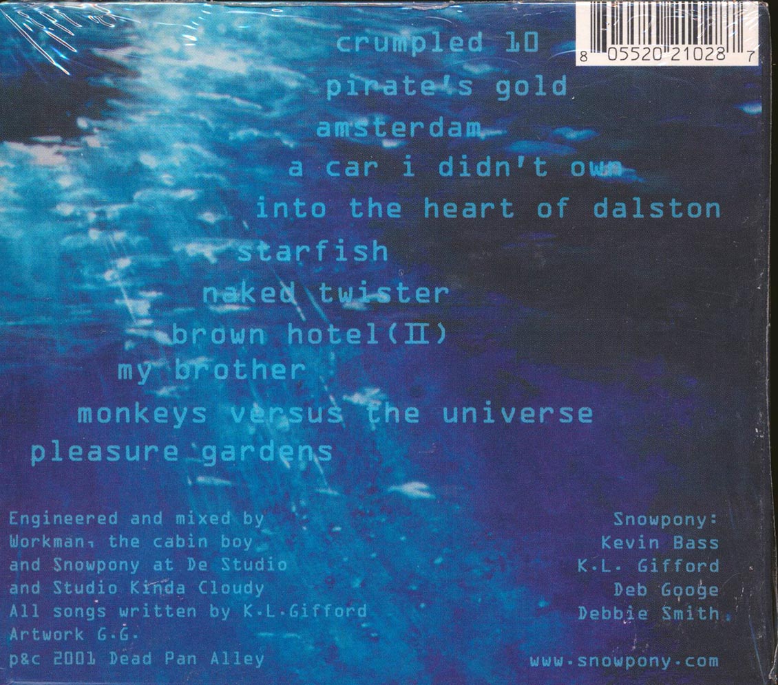 Snowpony - Sea Shanties For Spaceships Music CD