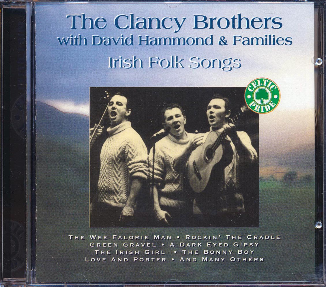 The Clancy Brothers With David Hammond & Families - Irish Folk Songs (24 tracks) Music CD