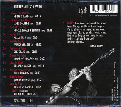 Luther Allison & Friends - Pay It Forward (incl. 8-page booklet) Music CD