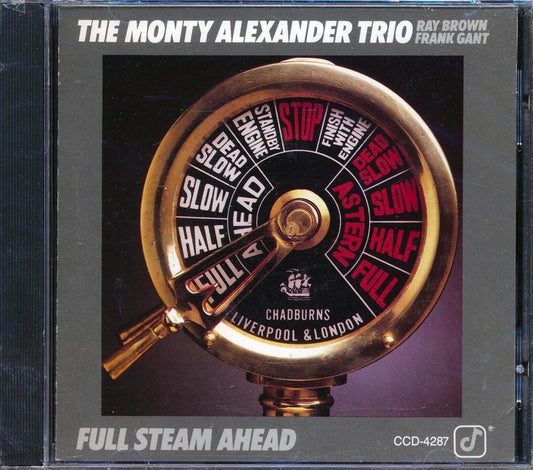 The Monty Alexander Trio Full Steam Ahead Music CD