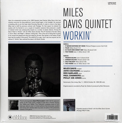 Miles Davis Quintet - Workin' (ltd. ed.) (180g) Vinyl Record