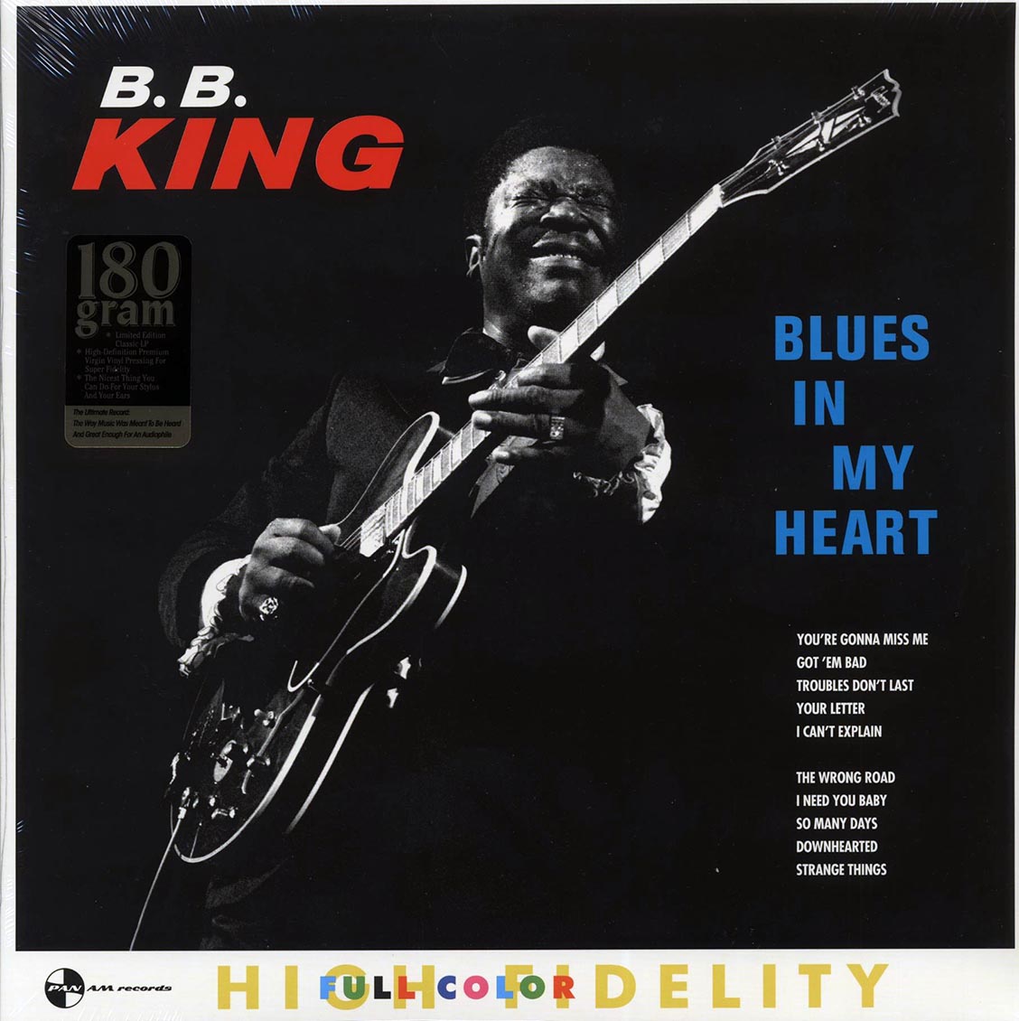 BB King - Blues In My Heart (+2 bonus tracks) (ltd. ed.) (180g) Vinyl Record
