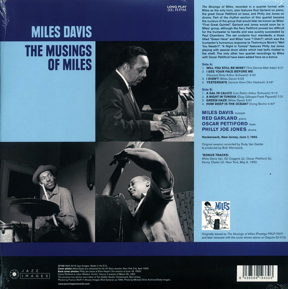 Miles Davis - The Musings Of Miles (+2 bonus tracks) (ltd. ed.) (180g) Vinyl Record