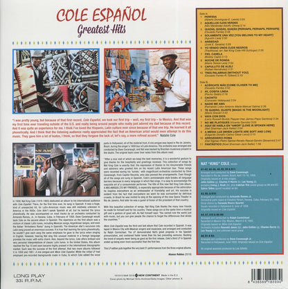 Nat King Cole - Cole Espanol: Greatest Hits (ltd. ed.) (180g) Vinyl Record