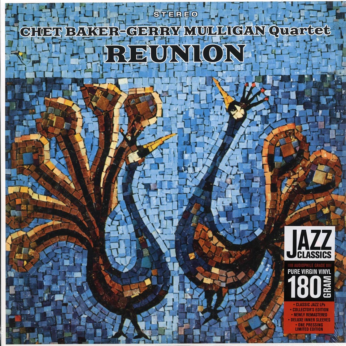 Chet Baker, Gerry Mulligan Quartet - Reunion (+2 bonus tracks) (DMM) (ltd. ed.) (180g) (High-Def VV) (remastered) Vinyl Record