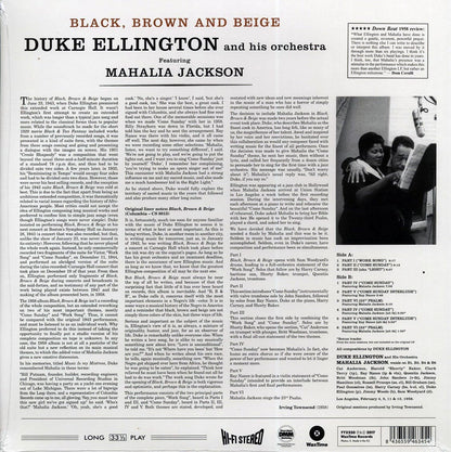 Duke Ellington & His Orchestra, Mahalia Jackson - Black, Brown And Beige (+3 bonus tracks) (ltd. ed.) (180g) (remastered) Vinyl Record