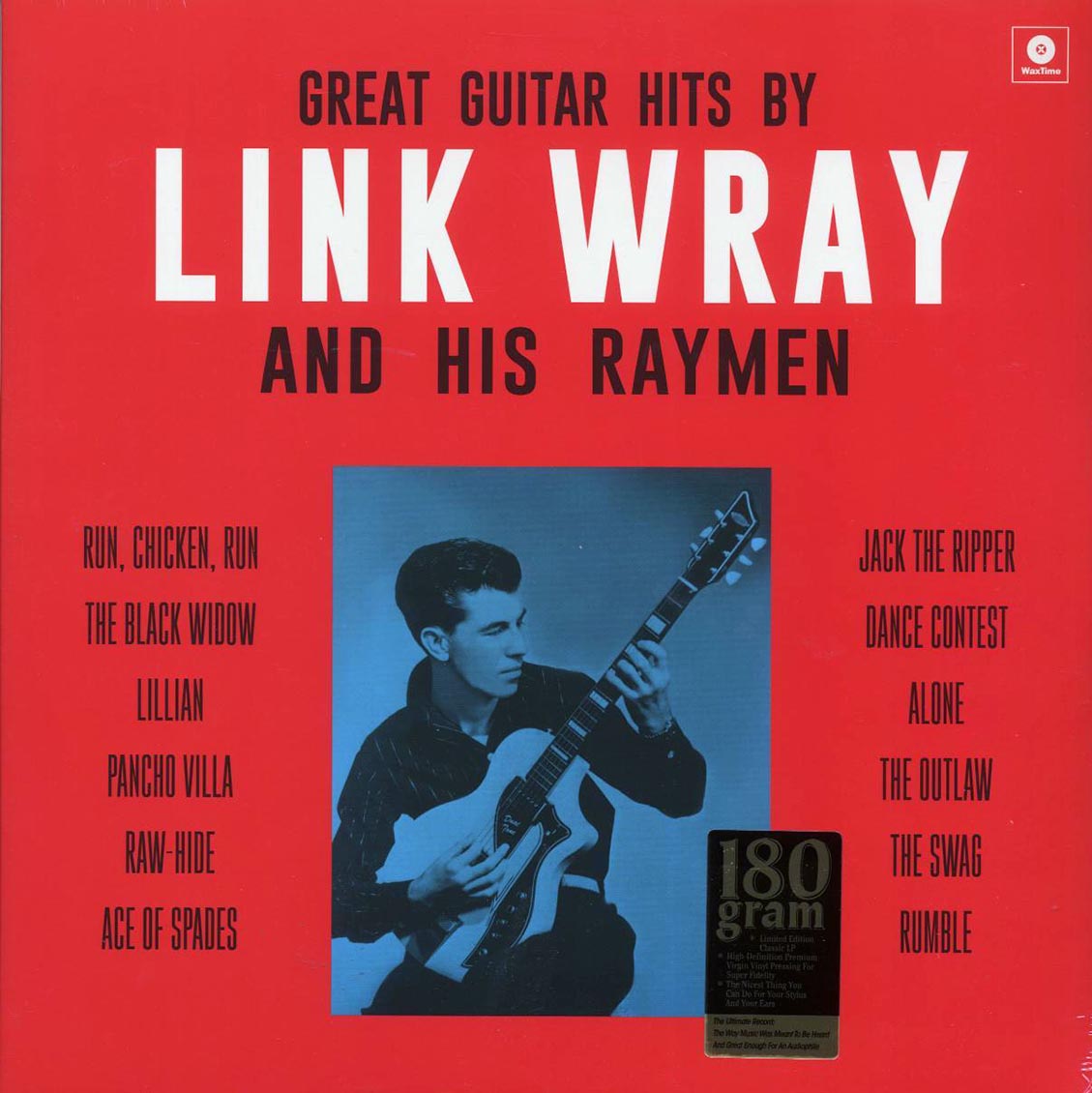 Link Wray & His Wraymen - Great Guitar Hits By Link Wray & His Raymen (+4 bonus tracks) (ltd. ed.) (180g) Vinyl Record