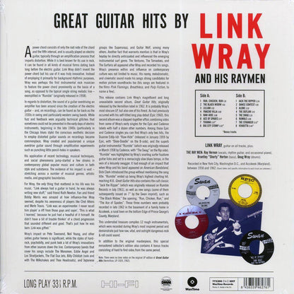 Link Wray & His Wraymen - Great Guitar Hits By Link Wray & His Raymen (+4 bonus tracks) (ltd. ed.) (180g) Vinyl Record