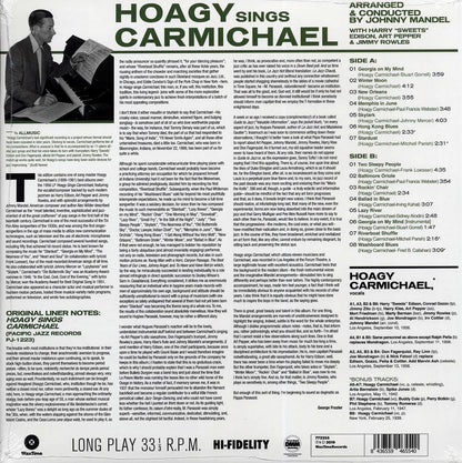 Hoagy Carmichael - Hoagy Sings Carmichael (+4 bonus tracks) (ltd. ed.) (180g) Vinyl Record