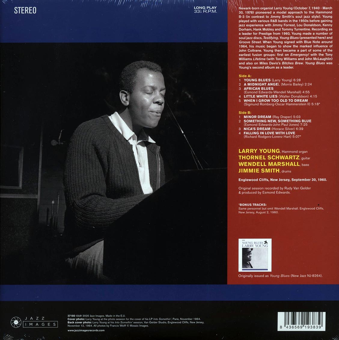 Larry Young - Young Blues (+2 bonus tracks) (ltd. ed.) (180g) Vinyl Record