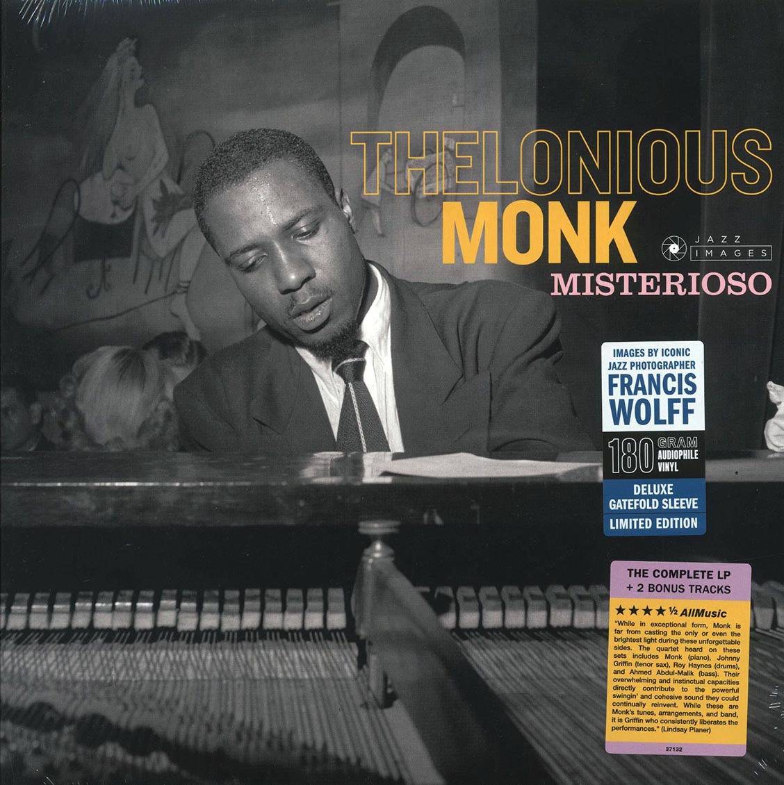 Thelonious Monk - Misterioso (+2 bonus tracks) (ltd. ed.) (180g) Vinyl Record