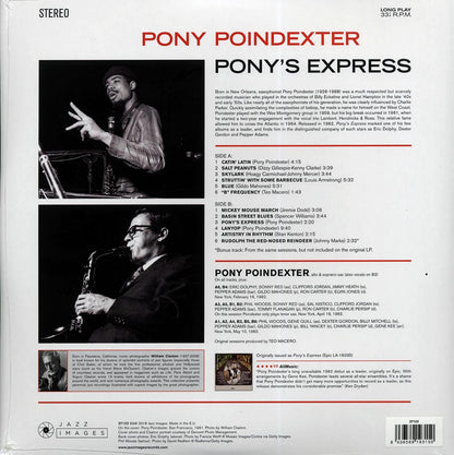 Pony Poindexter - Pony's Express (+bonus track) (ltd. ed.) (180g) (High-Def VV) Vinyl Record
