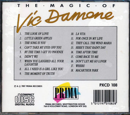 Vic Damone - The Magic Of Vic Damone: Eighteen Classic Love Songs Music CD