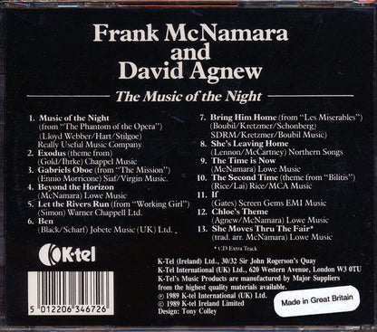 Frank McNamera & David Agnew - The Music Of The Night Music CD