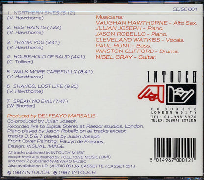 Vaughan Hawthorne - Emanon Music CD