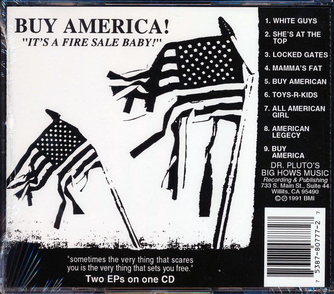 Madasnasa & The Jakats Of Jive - White Guys + Buy America Music CD