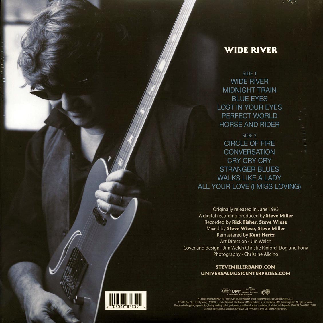 Steve Miller Band Wide River incl. mp3 180g Vinyl Record