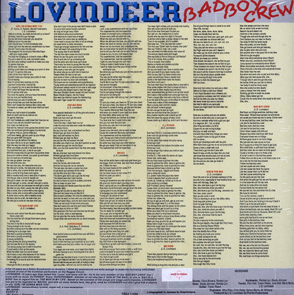 Lovindeer - Bad Boy Crew (Jamaica press) (orig. press) Vinyl Record