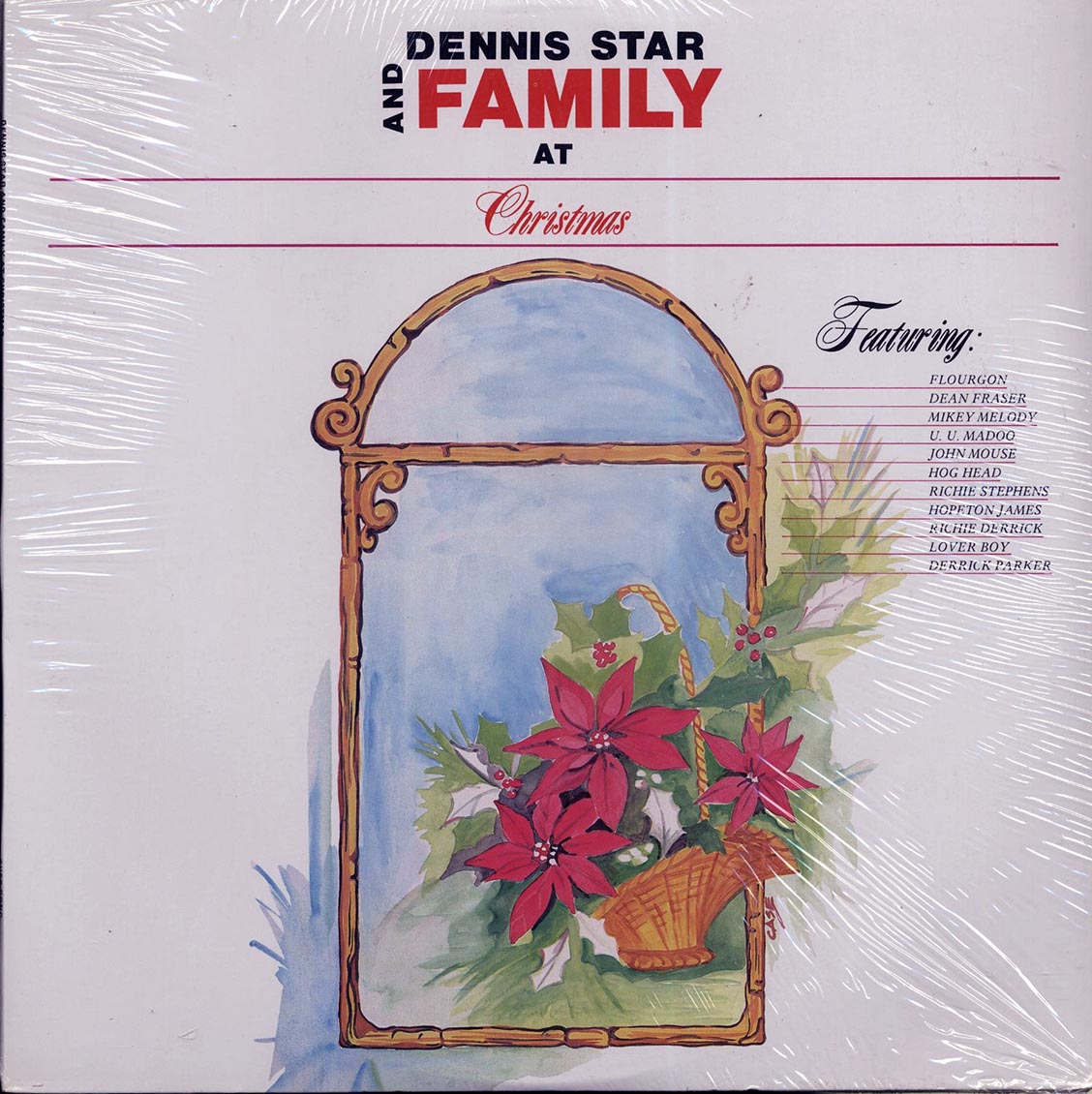 Derrick Parker, John Mouse, Hopeton James, Hog Head, UU Madoo, Etc. - Dennis Star And Family At Christmas (Jamaica press) (orig. press) Vinyl Record
