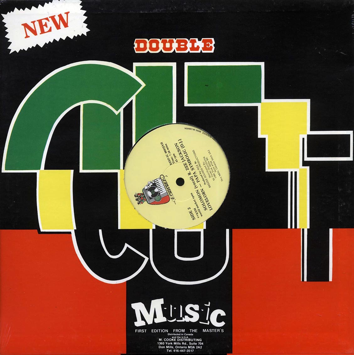 Bernie Pitters - Shank-I-Medley  /  R Zee Jackson - Solomon; Papa Symbolic - Lovelorn (orig. press) 12" Vinyl Record