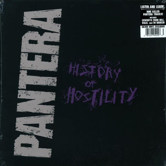 Pantera History Of Hostility silver Vinyl Record
