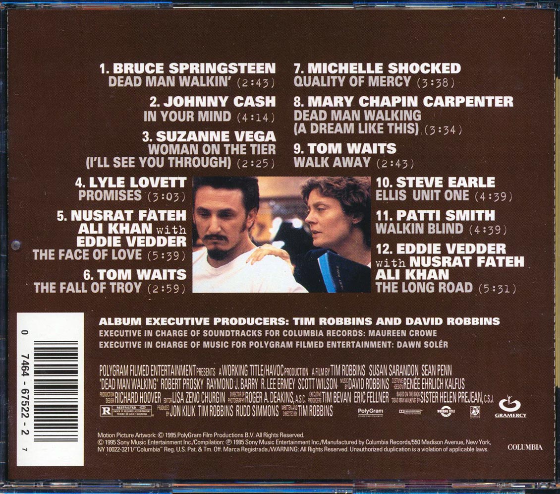 Bruce Springsteen - Music From And Inspired By The Motion Picture Dead Man Walking Music CD