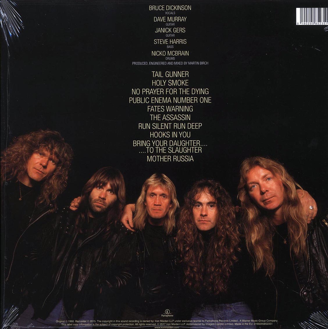 Iron Maiden No Prayer For The Dying 180g remastered Vinyl Record