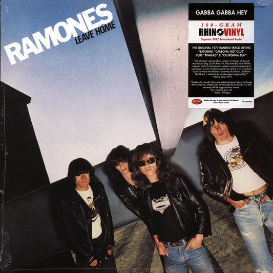 The Ramones Leave Home 180g remastered Vinyl Record