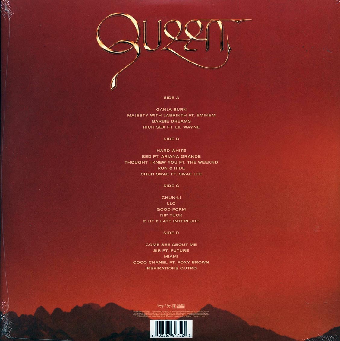 Nicki Minaj - Queen (2xLP) (orange vinyl) Vinyl Record