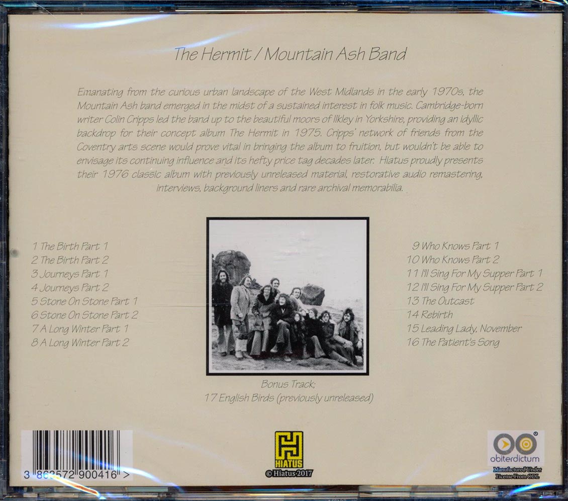 Mountain Ash Band - The Hermit (incl. large booklet) (remastered) Music CD