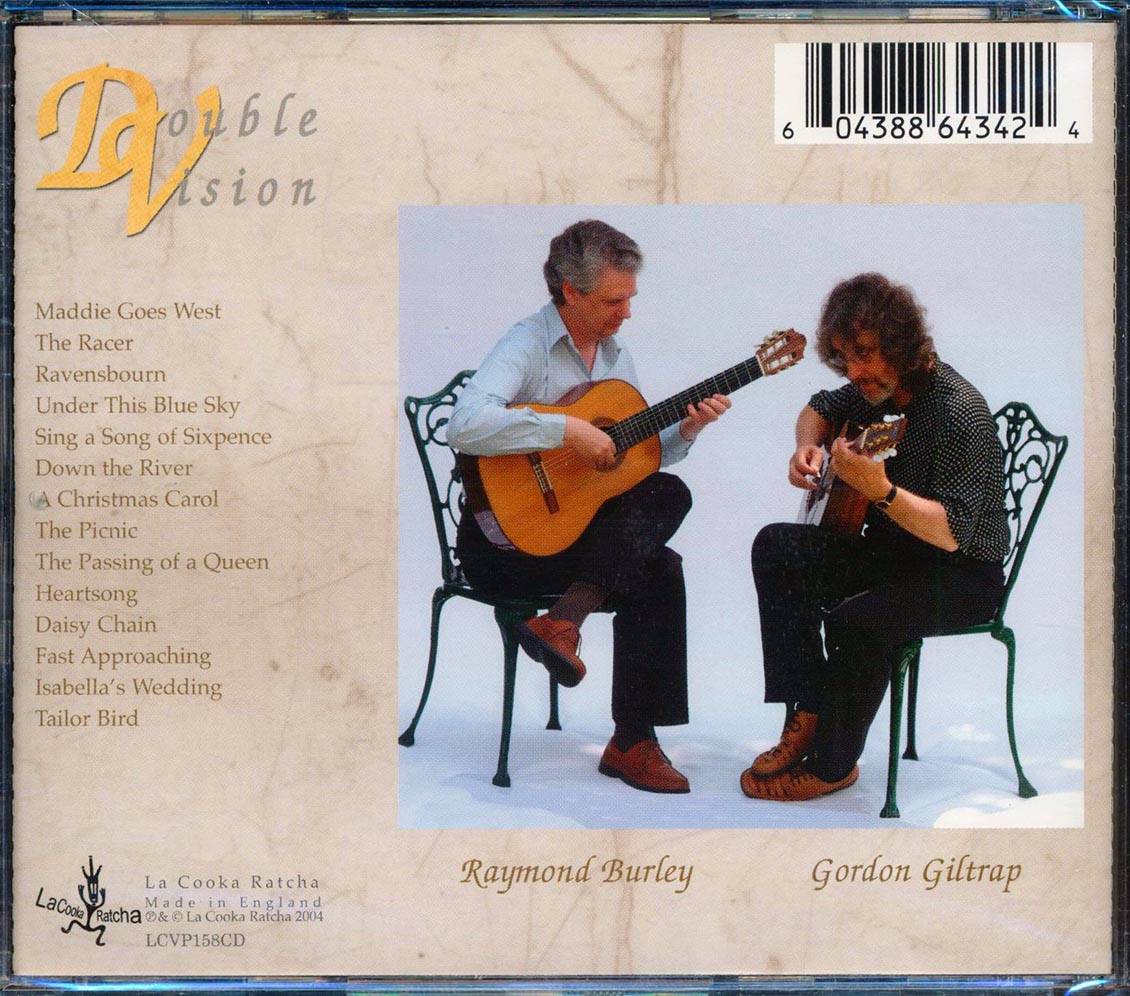Gordon Giltrap, Raymond Burley - Double Vision Music CD
