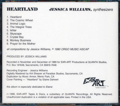 Jessica Williams - Heartland Music CD