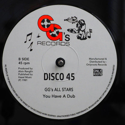 Barrington Levy - You Have It  /  GG's All Stars - You Have A Dub 12" Vinyl Record