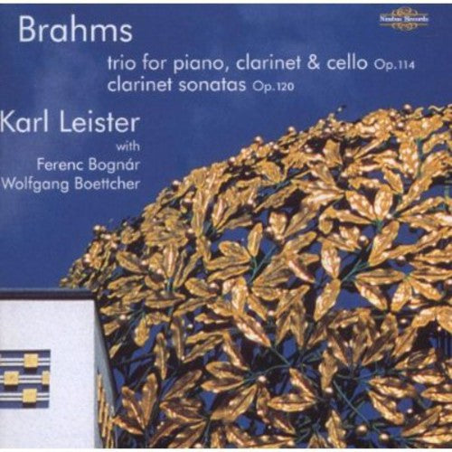 Brahms / Boettcher / Bognar / Leister - Clarinet Sonatas In F Minor & E-flat - Music CD