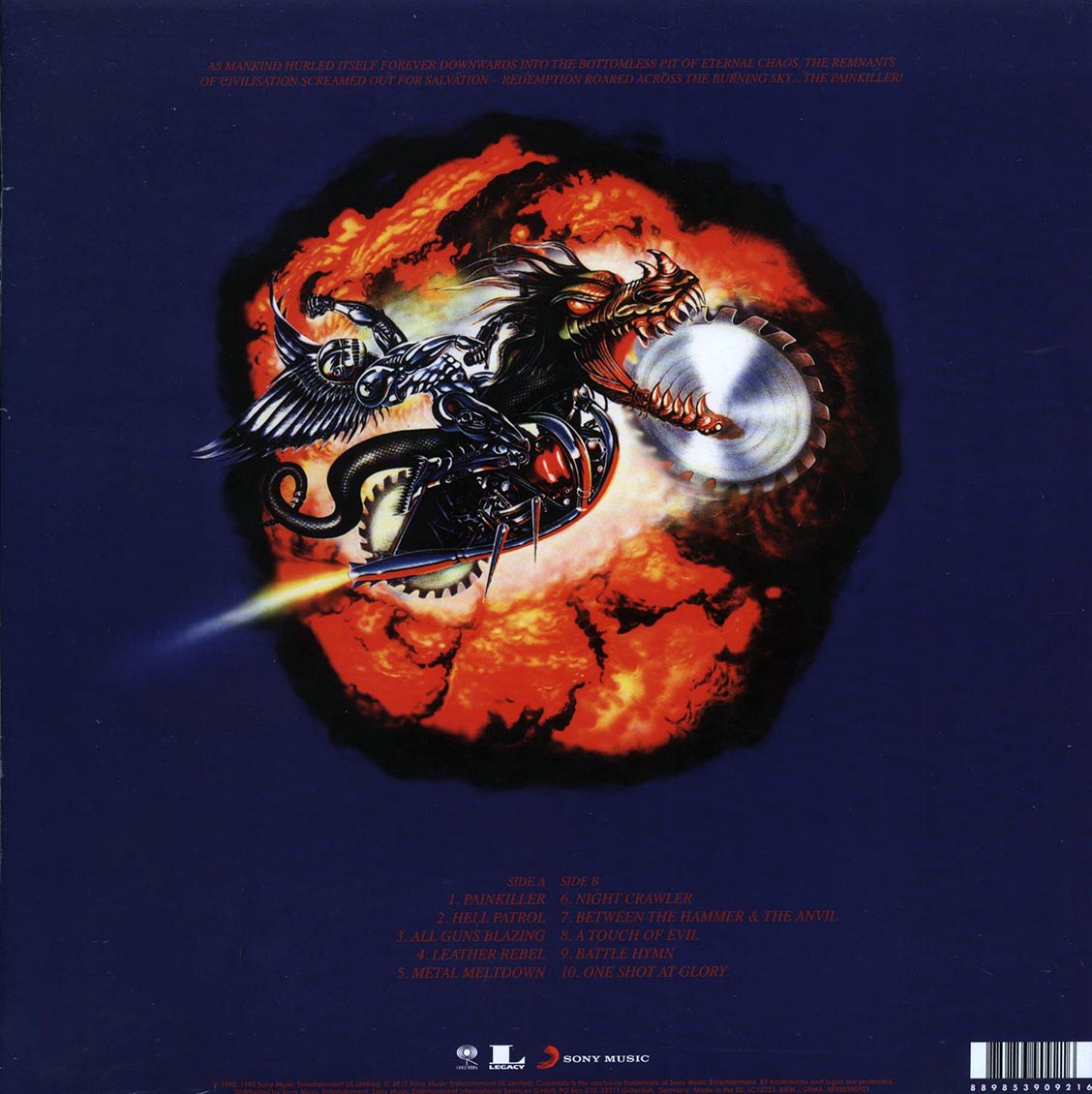 Judas Priest Painkiller incl. mp3 180g Vinyl Record