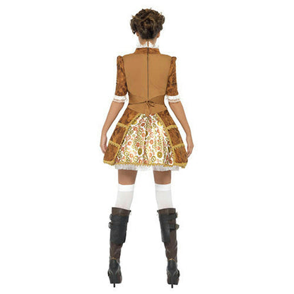 Smiffy's Women's Fever Sexy Steampunk Pirate Adult Costume Size Medium 10-12